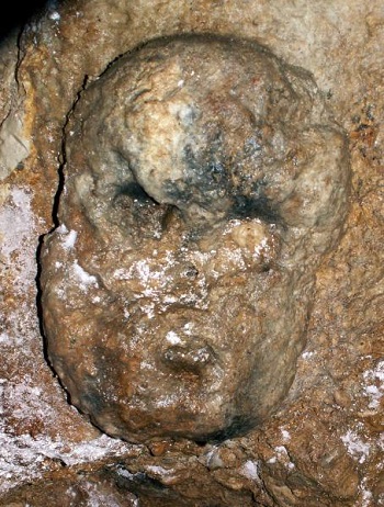Maschera Ipogeo celtico Cividale del Friuli